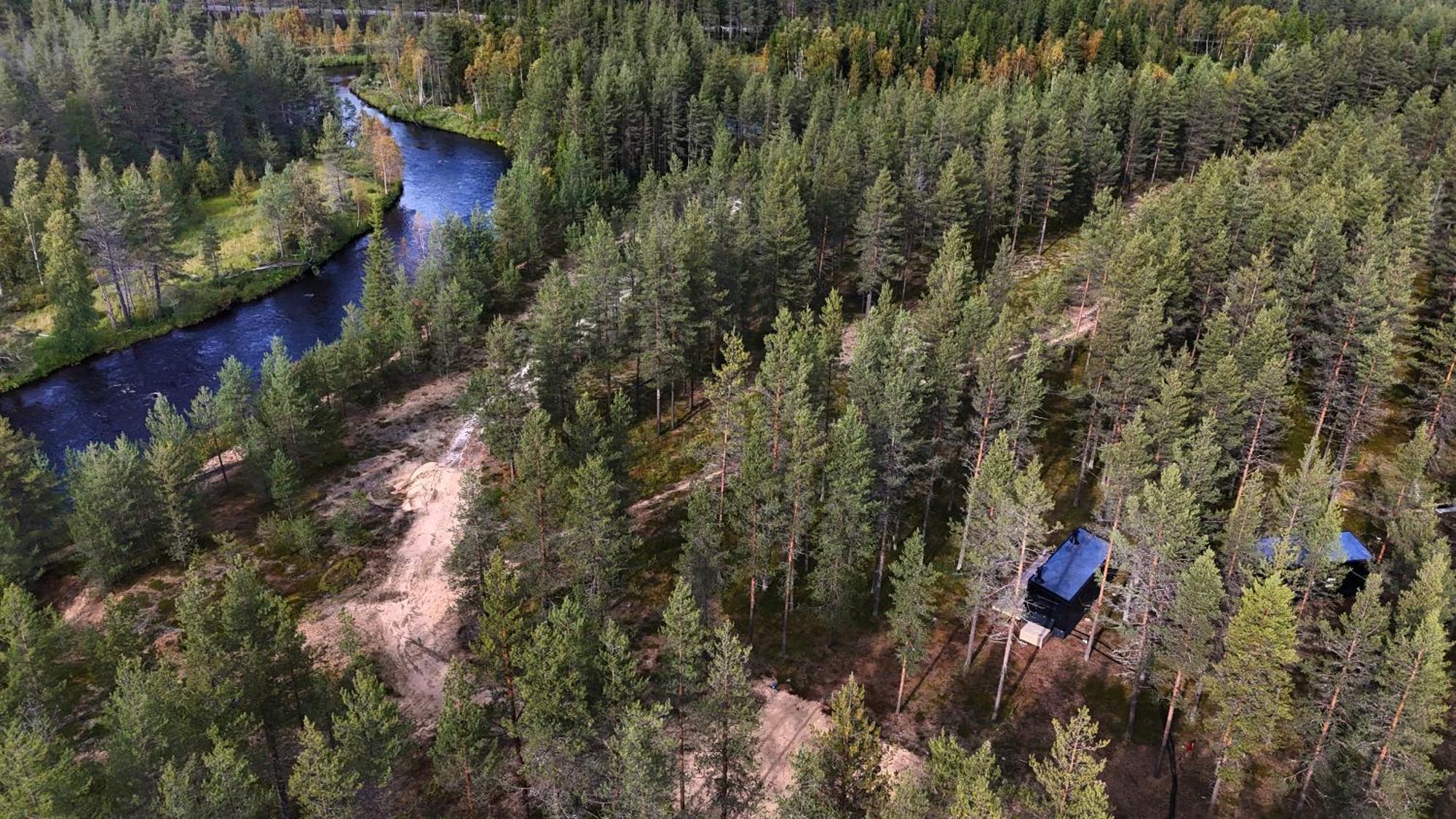 Lapland Riverside 7 Puolukka, Yllaes, Tiny With Sauna, Fireplace, Terrace, Bbq, Wifi, Ski, Fishing, Pets Ok